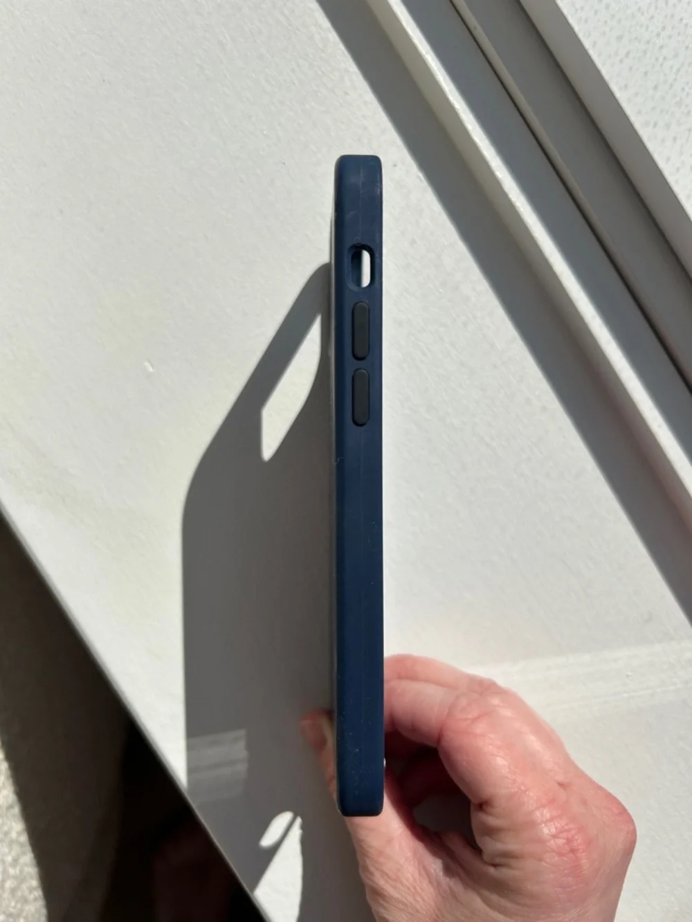Apple Silicone iPhone Case - Deep Blue